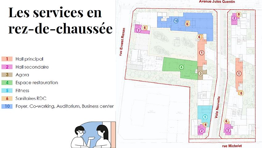 Bureau Location 92000 NANTERRE 57-61 AVENUE JULES QUENTIN