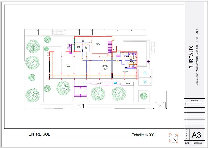 Bureau Location 91080 COURCOURONNES
