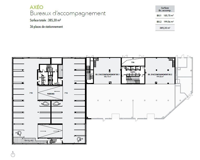 Bureau Vente/Location 31400 TOULOUSE  AVENUE BERNARD MARIS ILOT 11C