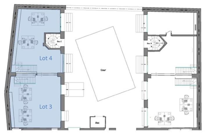 Bureau Location 75008 PARIS 13 RUE DU DOCTEUR LANCEREAUX