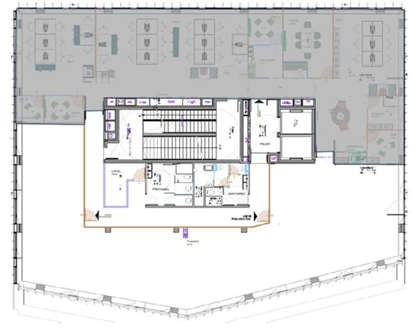 Bureau Location 75017 PARIS 19 PLACE FRANCOISE DORIN