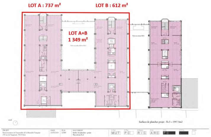 Bureau Location 75015 PARIS 255 RUE DE VAUGIRARD