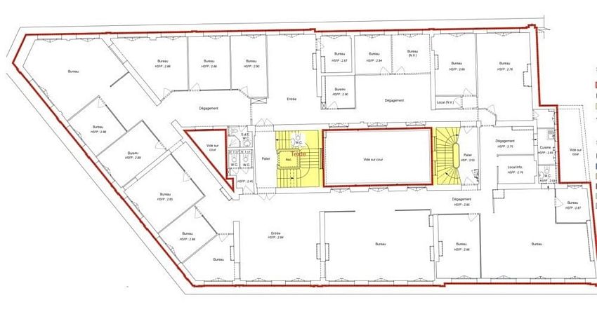 Bureau Location 75002 PARIS 142 RUE MONTMARTRE