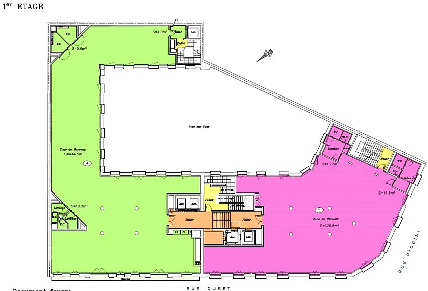 Bureau Location 75116 PARIS 6-8 RUE DURET