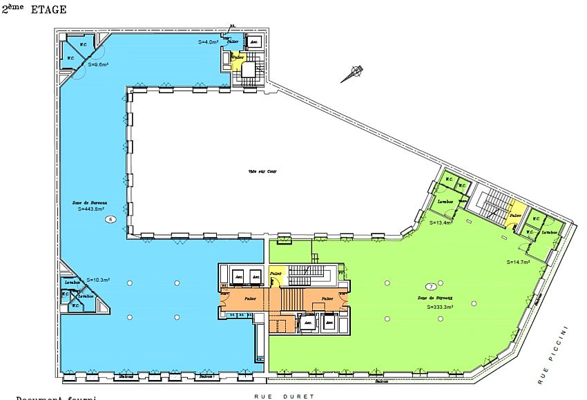 Bureau Location 75116 PARIS 6-8 RUE DURET