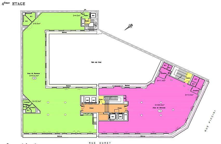 Bureau Location 75116 PARIS 6-8 RUE DURET