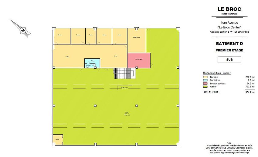 Local d'activités Location 06510 CARROS