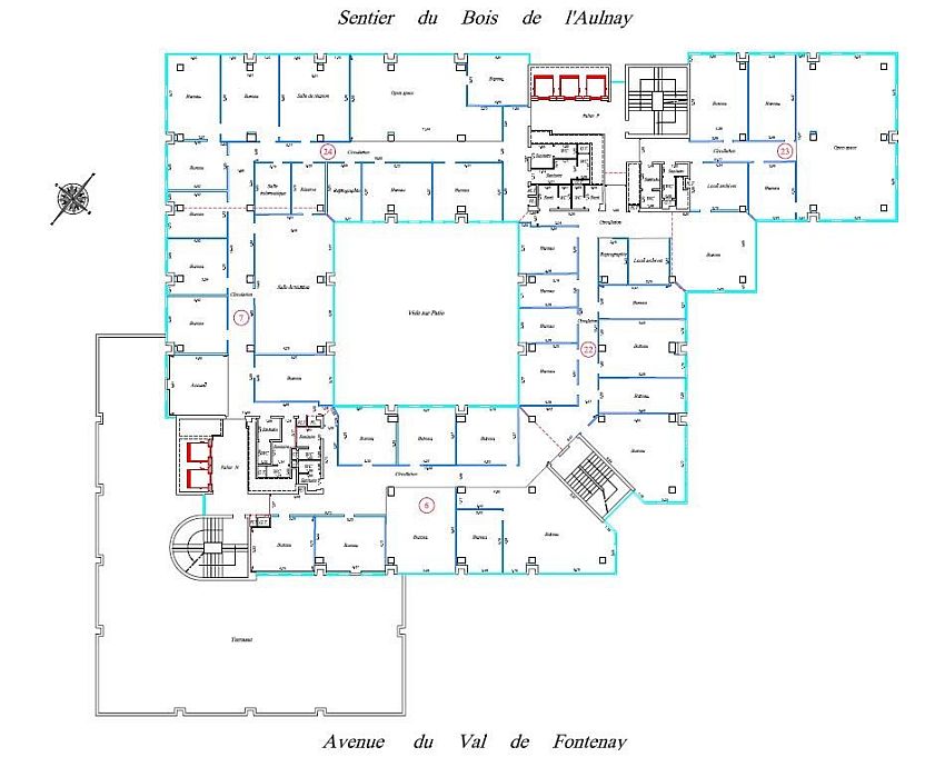 Bureau Location 94120 FONTENAY SOUS BOIS 9-11 AVENUE DU VAL DE FONTENAY