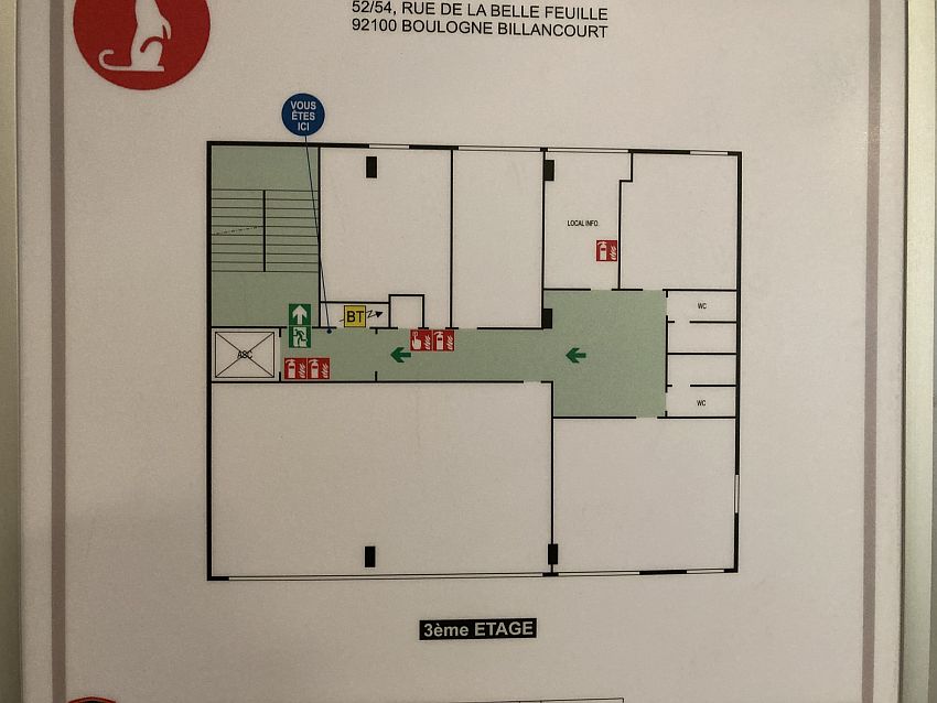 Bureau Location 92100 BOULOGNE BILLANCOURT
