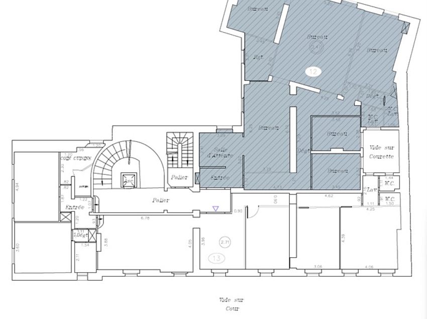 Bureau Location 75002 PARIS 19 RUE DU 4 SEPTEMBRE