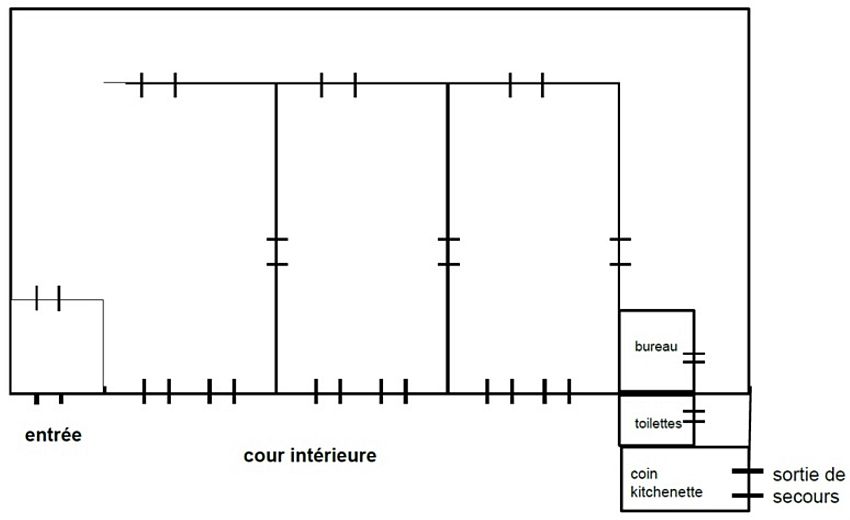 Bureau Location 75009 PARIS 66 RUE LA FAYETTE