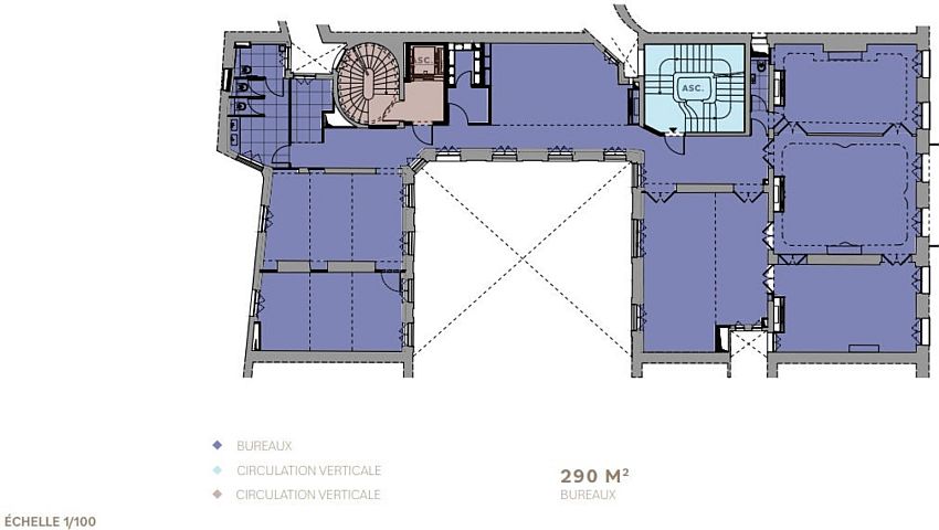 Bureau Location 75009 PARIS 35 RUE DU FAUBOURG POISSONNIERE