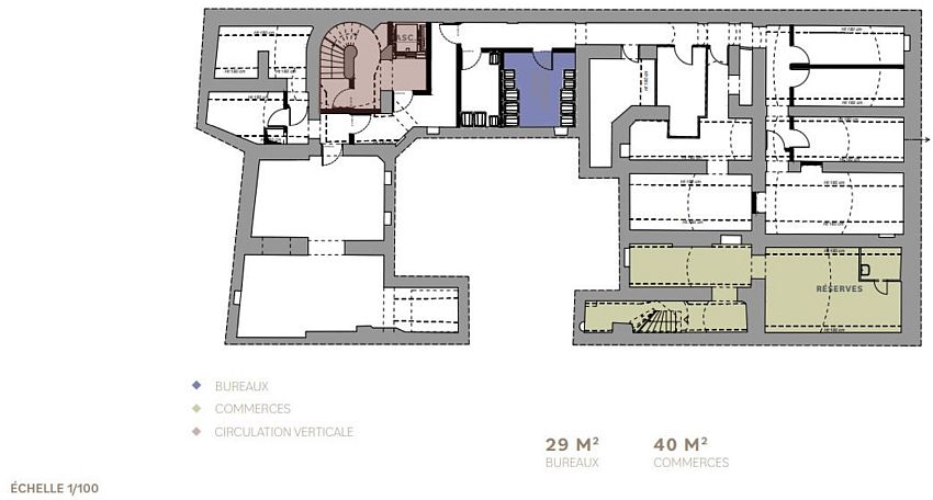 Bureau Location 75009 PARIS 35 RUE DU FAUBOURG POISSONNIERE