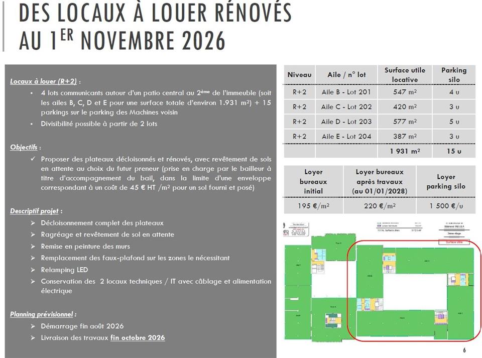 Bureau Location 44200 NANTES 11 RUE ARTHUR III