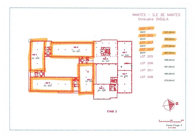 Bureau Location 44200 NANTES 11 RUE ARTHUR III