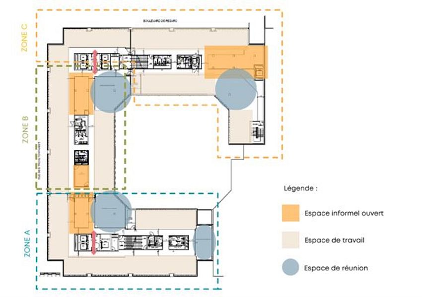 Bureau Location 92000 NANTERRE 85-93 RUE DES 3 FONTANOT
