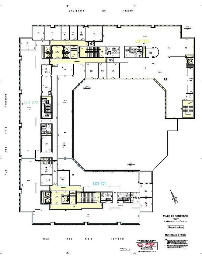 Bureau Location 92000 NANTERRE 85-93 RUE DES 3 FONTANOT