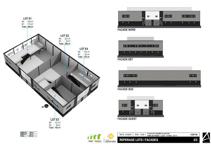Local d'activités Vente/Location 69170 TARARE