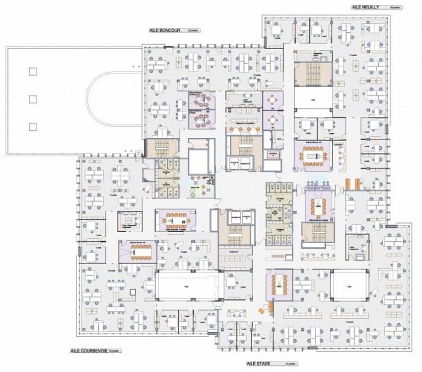 Bureau Location 92200 NEUILLY SUR SEINE 52 BOULEVARD DU PARC