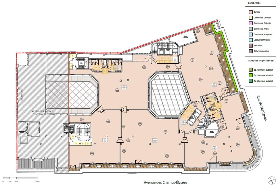 Bureau Location 75008 PARIS 29-33 AVENUE DES CHAMPS ELYSEES