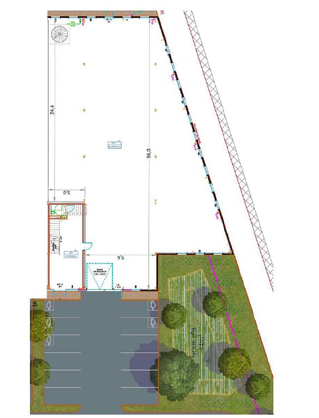 Bureau Location 93290 TREMBLAY EN FRANCE