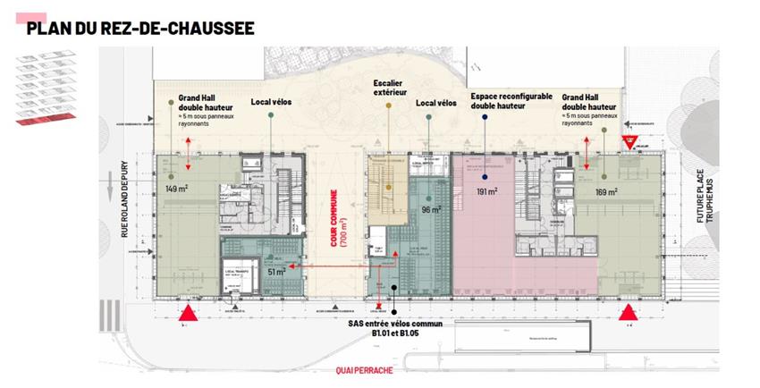 Bureau Vente/Location 69002 LYON  QUAI PERRACHE