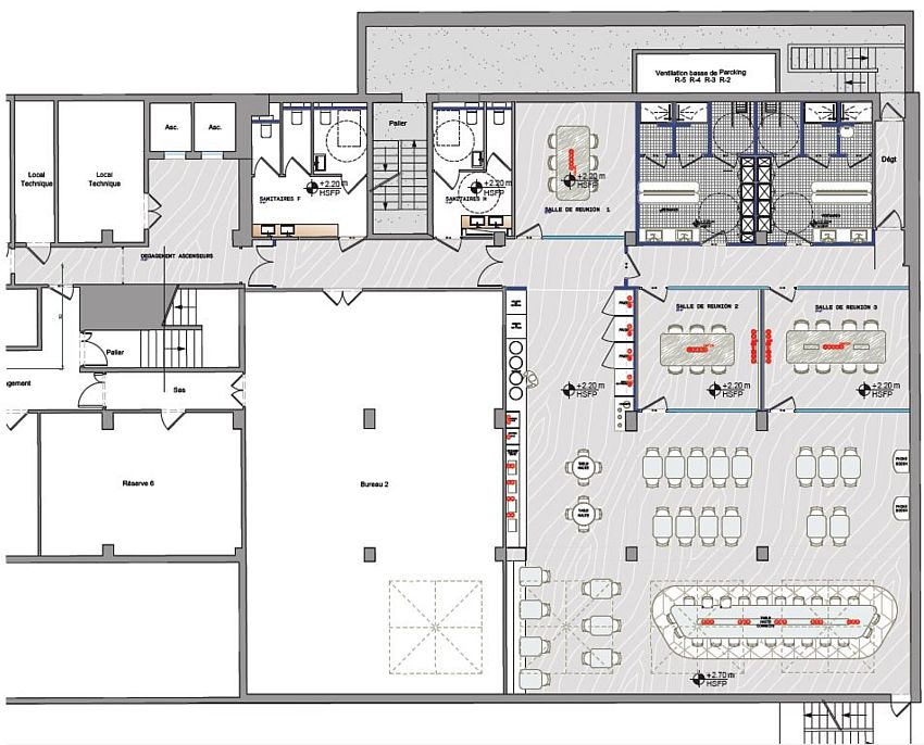 Bureau Location 92000 NANTERRE 24 BOULEVARD DE PESARO