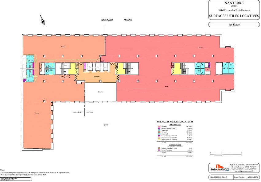 Bureau Location 92000 NANTERRE 24 BOULEVARD DE PESARO