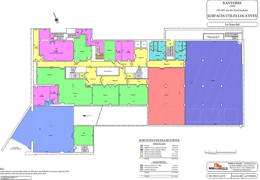 Bureau Location 92000 NANTERRE 24 BOULEVARD DE PESARO