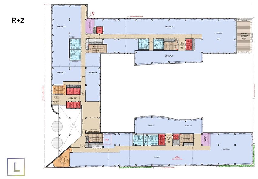 Bureau Location 92300 LEVALLOIS PERRET 49 AVENUE GEORGES POMPIDOU