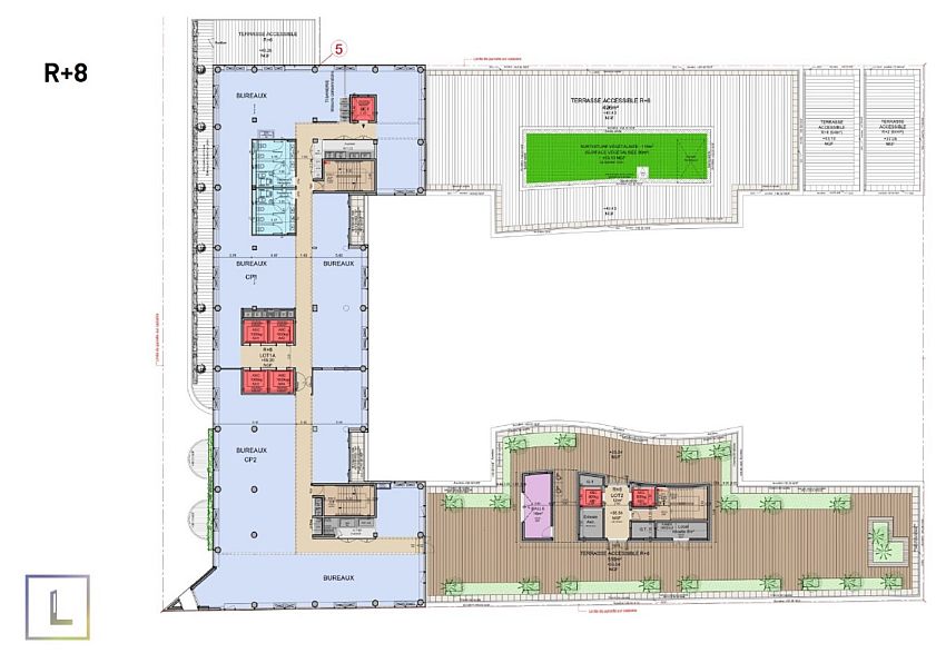 Bureau Location 92300 LEVALLOIS PERRET 49 AVENUE GEORGES POMPIDOU
