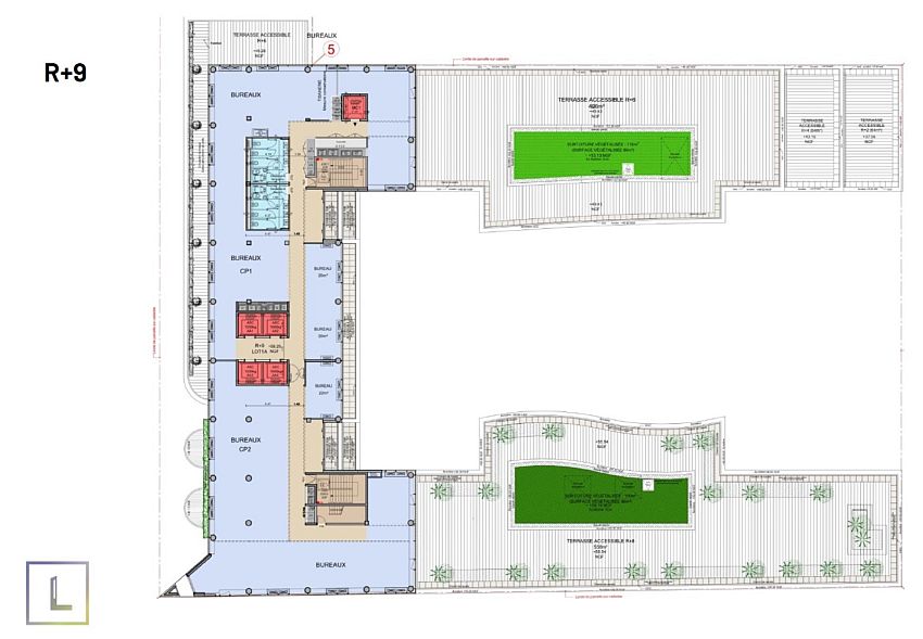 Bureau Location 92300 LEVALLOIS PERRET 49 AVENUE GEORGES POMPIDOU