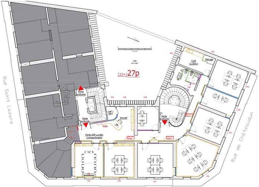 Bureau Location 75009 PARIS 2 PLACE D'ESTIENNE D'ORVES