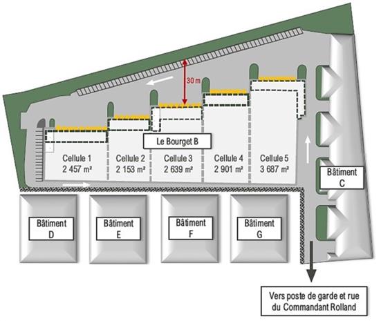 Entrepôt / Local d'activités Location 93350 LE BOURGET