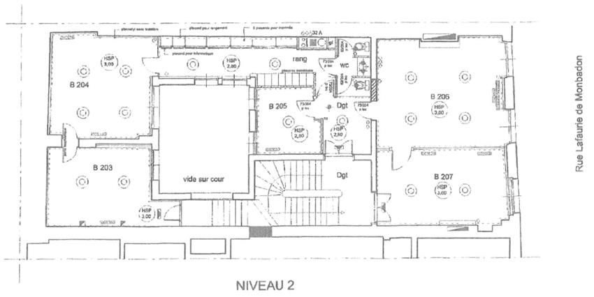 Bureau Location 33000 BORDEAUX 1 RUE LAFAURIE DE MONBADON