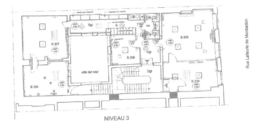 Bureau Location 33000 BORDEAUX 1 RUE LAFAURIE DE MONBADON