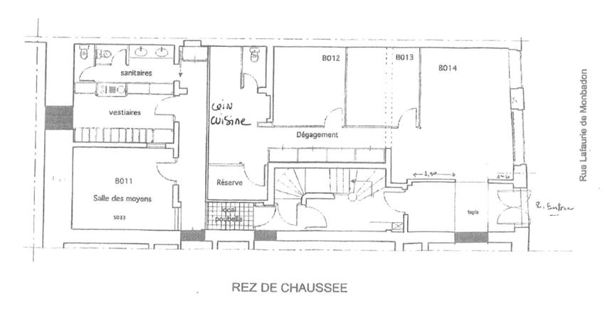 Bureau Location 33000 BORDEAUX 1 RUE LAFAURIE DE MONBADON