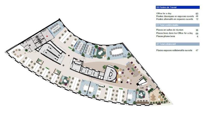 Bureau Location 92800 PUTEAUX 50-52 PLACE DE L'ELLIPSE