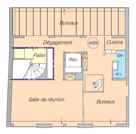 Bureau Location 75007 PARIS 209 RUE DE L'UNIVERSITE