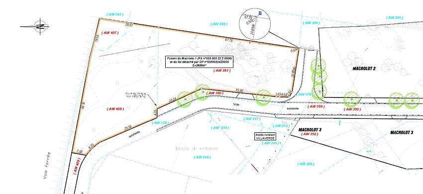 Terrain Vente 33440 AMBARES ET LAGRAVE