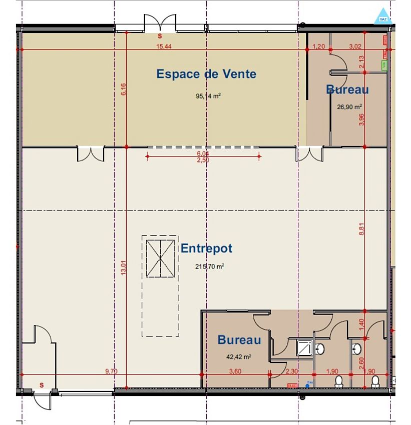 Local d'activités Location 31100 TOULOUSE