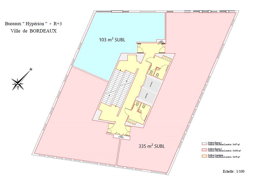 Bureau Location 33800 BORDEAUX 19-21 RUE CARLE VERNET