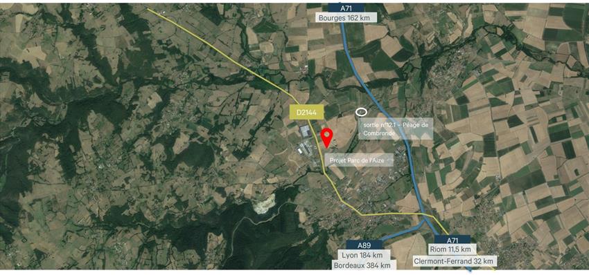 Entrepôt / Local d'activités Location 63460 COMBRONDE