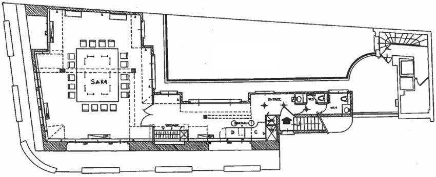 Bureau Location 75008 PARIS 38 RUE JEAN MERMOZ