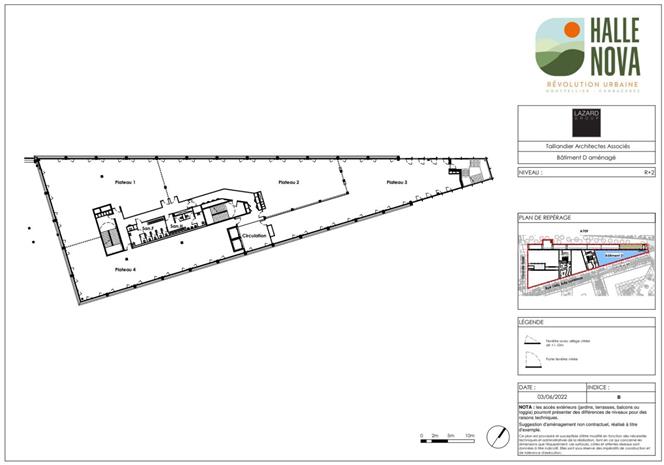 Bureau Location 34000 MONTPELLIER  RUE LADY ADA LOVELACE