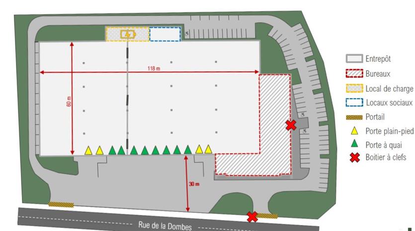 Entrepôt / Local d'activités Location 01700 MIRIBEL