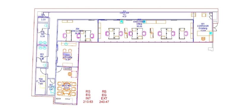 Bureau Location 75008 PARIS 17 RUE DE SURENE