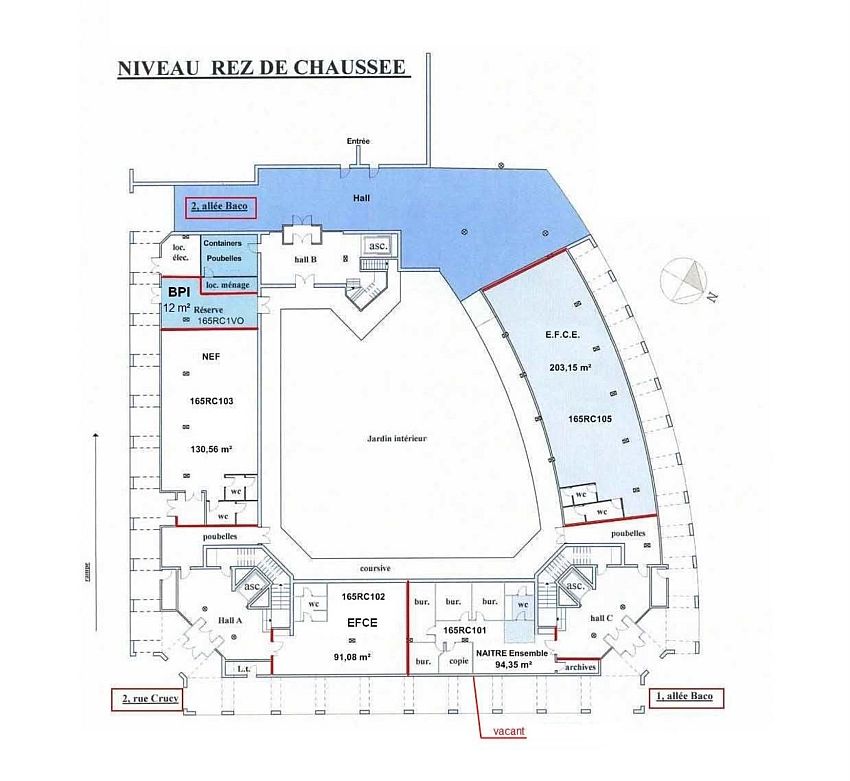 Bureau Vente 44000 NANTES 1 ALLEE BACO