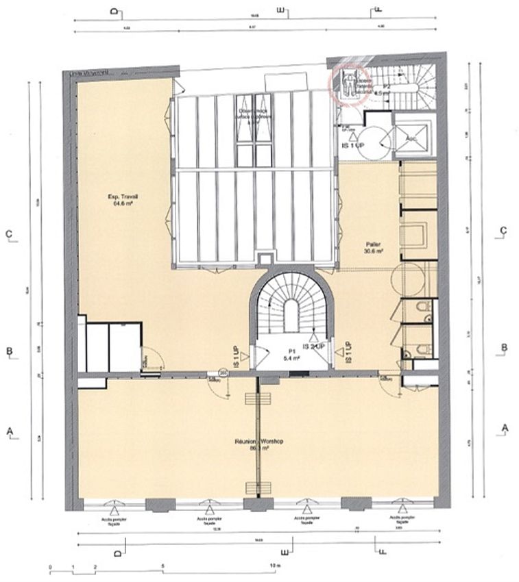 Bureau Location 75002 PARIS 9 RUE D'ALEXANDRIE