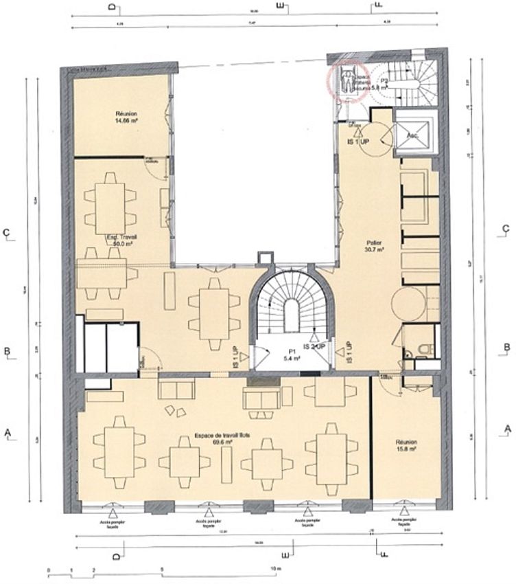 Bureau Location 75002 PARIS 9 RUE D'ALEXANDRIE